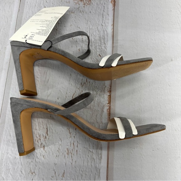 NWOB The Drop Women's Avery Square Toe Two Strap High Heeled Sandal SIZE 9.5 - Picture 10 of 17